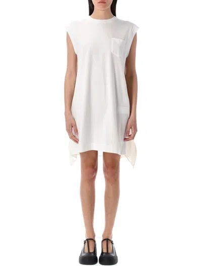 SACAI SACAI PANELLED MINI DRESS