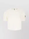 Sacai Sheer Top With Puff Sleeves And Zip Pocket
