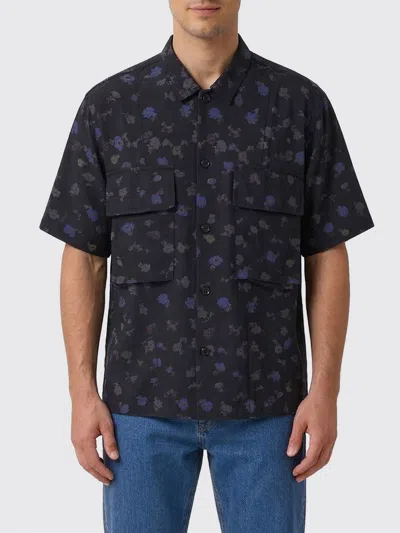 Sacai Shirt  Men Color Black In Blue