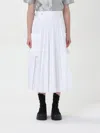 SACAI SKIRT SACAI WOMAN COLOR WHITE,F60161001