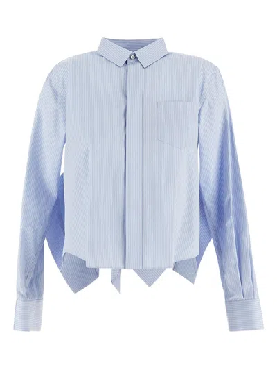 Sacai Shirt Woman In Blue