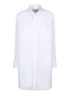 Sacai Long Sleeve Poplin Cotton Shirt