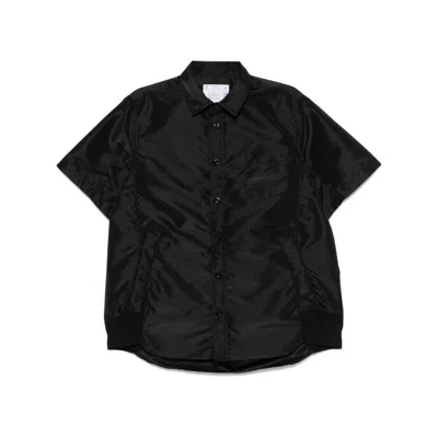 Sacai Shirts In Black