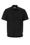Sacai Pocket Short-sleeve Shirt In Black