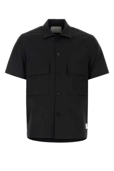 Sacai Shirts In Black