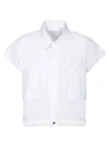Sacai Thomas Mason Poplin Shirt In White