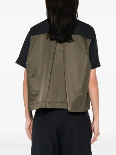 Sacai Shirts Woman In Green