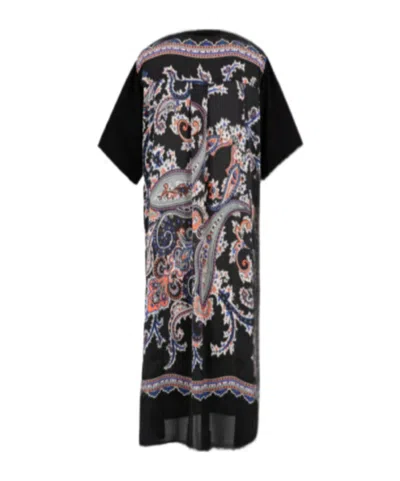 Sacai Short Sleeve Dress In Multi