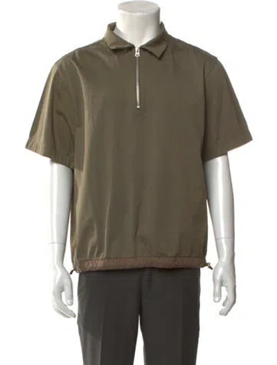Pre-owned Sacai Short Sleeve Shirt In Green