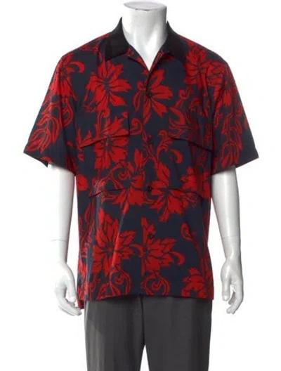 Pre-owned Sacai Short Sleeve Shirt In Red
