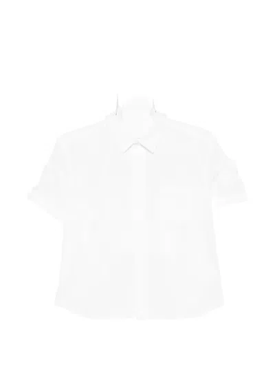 Sacai Short-sleeve Shirt In White