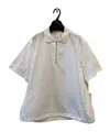 Sacai Short-sleeved Polo Shirt In Gray