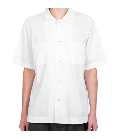 Sacai Short-sleeved Shirt In White