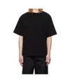 Sacai Cotton Jersey T-shirt In Black