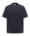 Sacai Cotton T-shirt With Multiple Pockets In Black