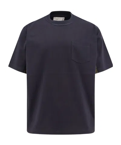 SACAI SACAI SHORT SLEEVED CREWNECK T-SHIRT