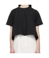 Sacai Short-sleeved T-shirt In Black