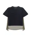 Sacai Short-sleeved T-shirt In Black