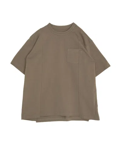 Sacai Short-sleeved T-shirt In Brown