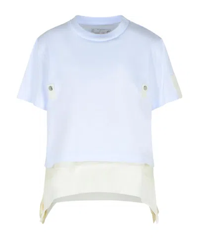 Sacai Short-sleeved T-shirt In White