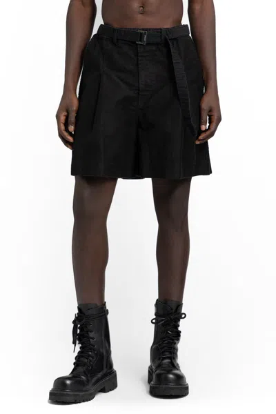 Sacai Shorts In Black