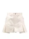 Sacai Shorts In White