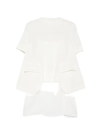 Sacai Short-sleeve T-shirt In White