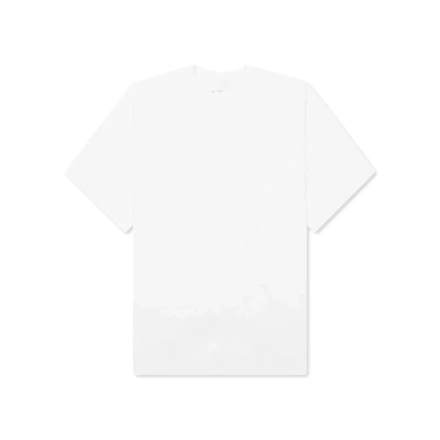 Sacai Side-slits Crewneck T-shirt In White