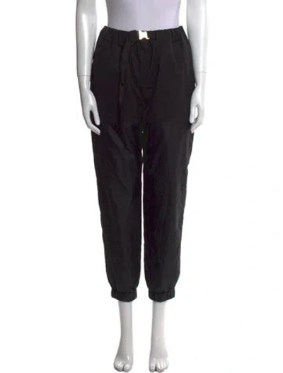 Pre-owned Sacai Skinny Leg Pants In Black