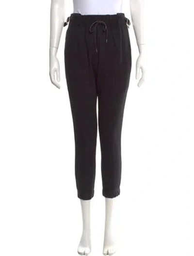 Pre-owned Sacai Skinny Leg Pants In Black
