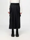 Sacai Skirt  Woman Color Black In Schwarz