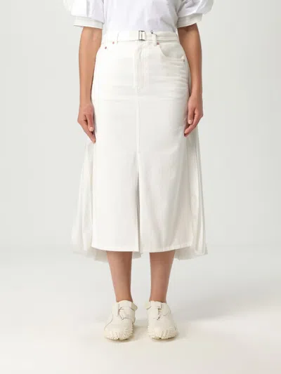 Sacai Skirt  Woman Color White