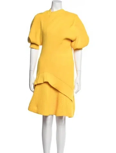 Pre-owned Sacai Skirt Set In Yellow