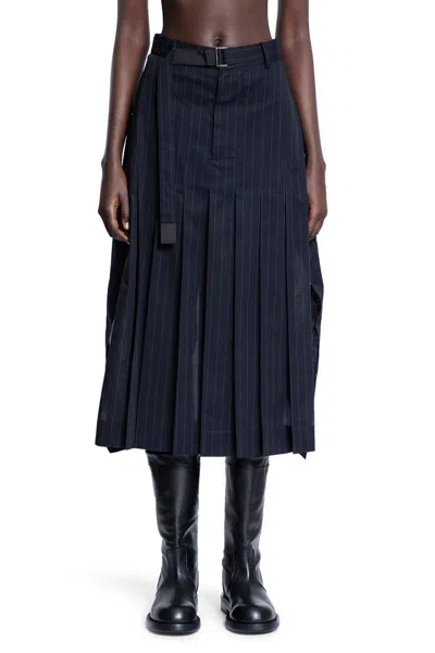 Sacai Skirts In Blue
