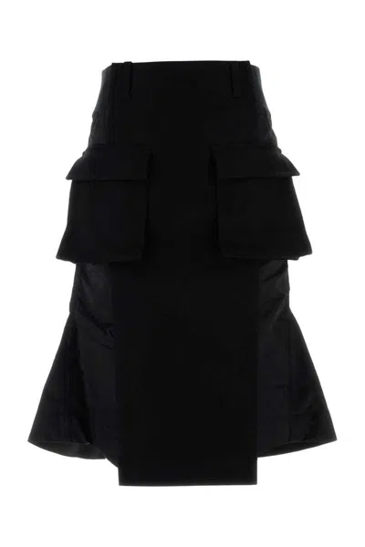Sacai Skirts In Black