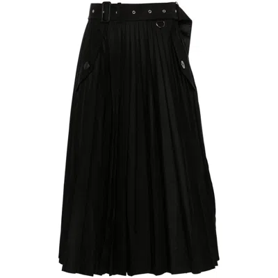 Sacai Skirts In Black