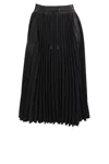 Sacai Skirt  Woman Color Black In Black