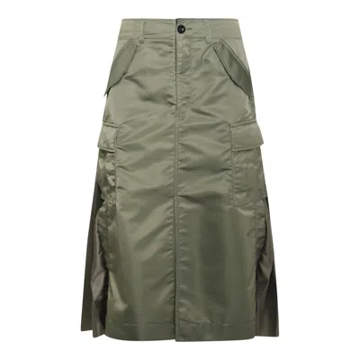 SACAI SKIRTS KHAKI