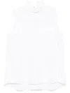 Sacai Sleeveless Blouse In White