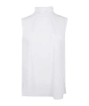 Sacai Cotton Poplin Pullover In White