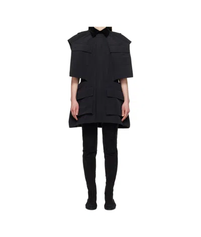 Sacai Sleeveless Dress In 001 Black