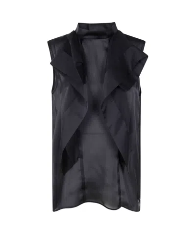SACAI RUFFLED TOP