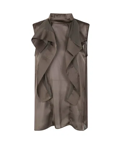 SACAI RUFFLED TOP
