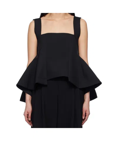 Sacai Sleeveless Suspenders In Black