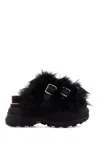 Sacai Wingtip Sandals In Black (black)