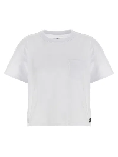 Sacai Slit T-shirt White