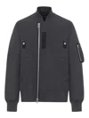 Sacai Sponge Bomber Jacket In Gray