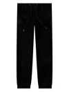 Sacai Sponge Drawstring Trousers In Black