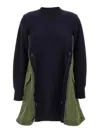 Sacai Sponge Dress In Multi