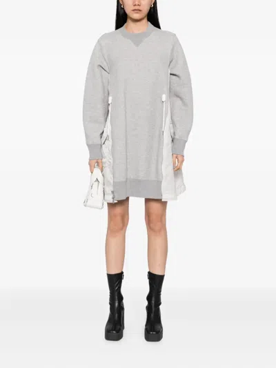 Sacai Sponge Dress In Yellow